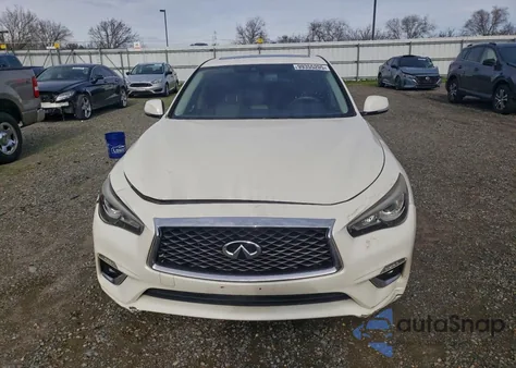 2018 Infiniti Q50 Luxe z USA, uszkodzony, nr VIN JN1EV7AP9JM356035